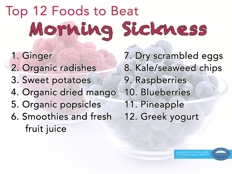 Top 12 Foods To Beat Morning Sickness Naturally Part 2 Achs edu