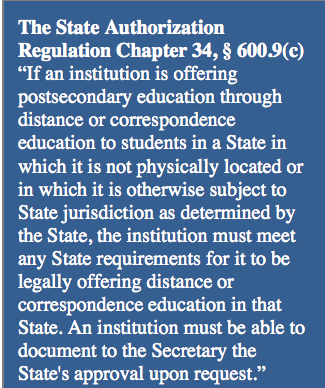 What Is State Authorization and Why Should Students Care?