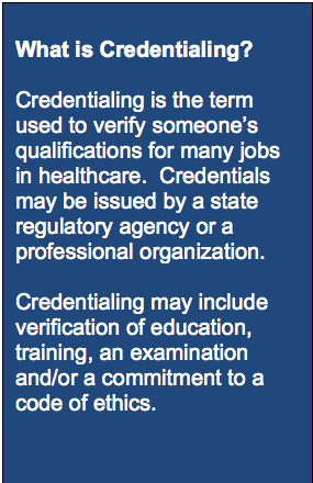 what is credentialing?