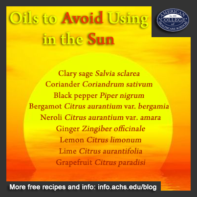 Natural DIY Aromatherapy Sunscreen Recipe | achs.edu