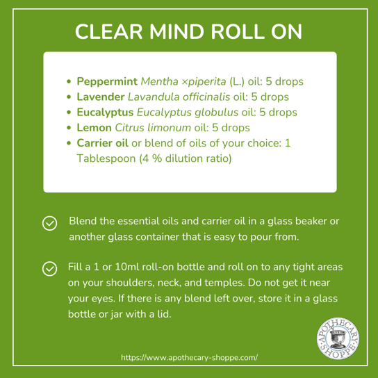 CLEAR MIND ROLL ON
