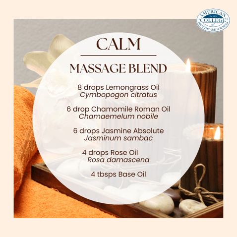 Calm Massage Blend recipe