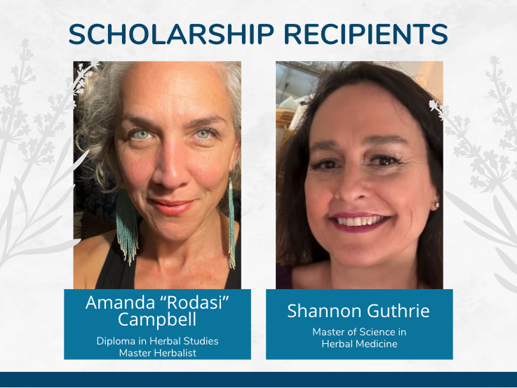 Spring 2024 ACHS Scholarship Recipients Amanda “Rodasi” Campbell & Shannon Guthrie